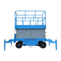 mobile lift car scissor type self hydraulic lifting